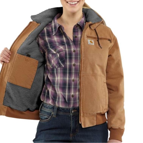 Carhartt Jackets & Blazers - Carhartt Weathered Wildwood Jacket Dark Sherpa